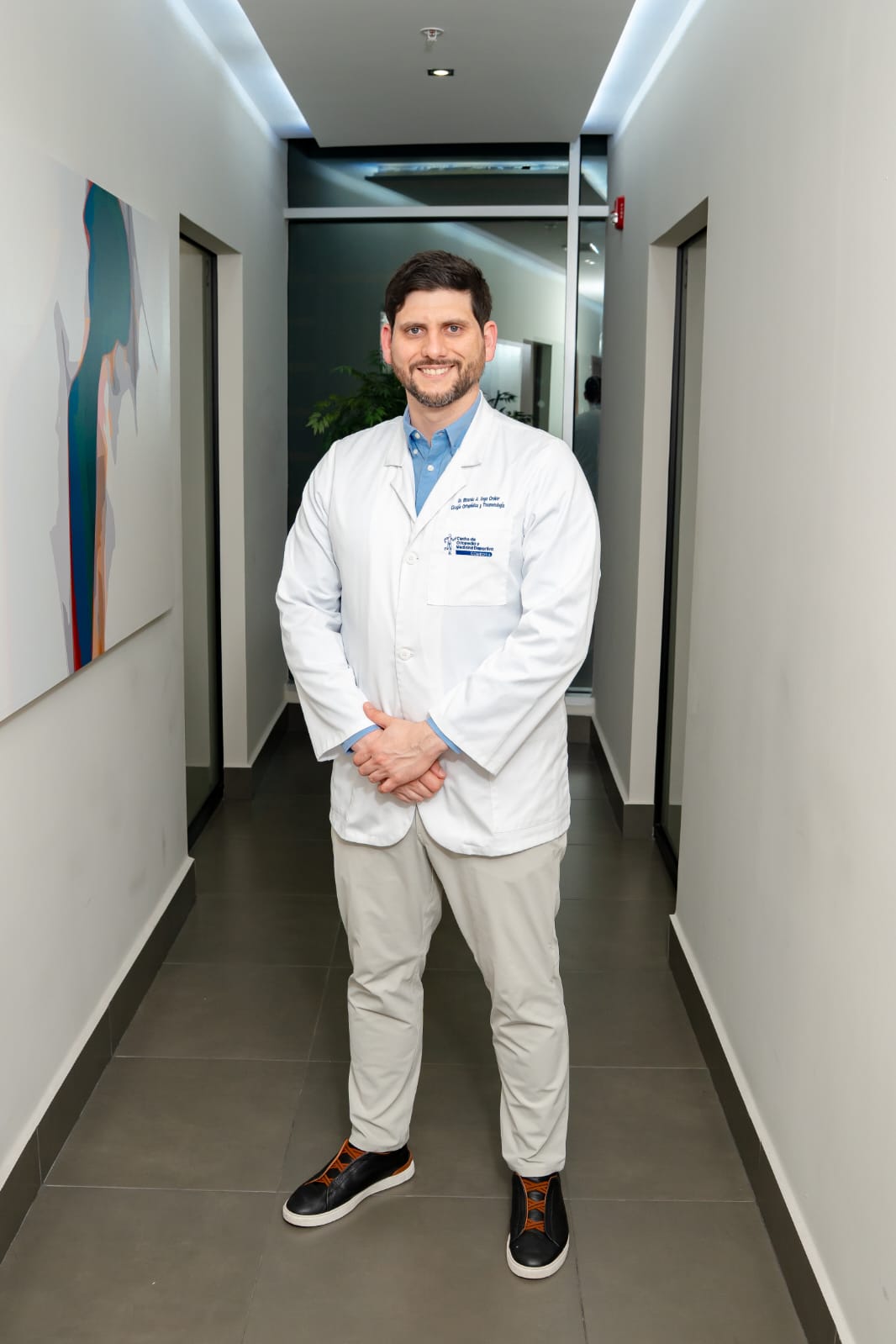 Dr. Ricardo Vega-Croker at his practice in Panama